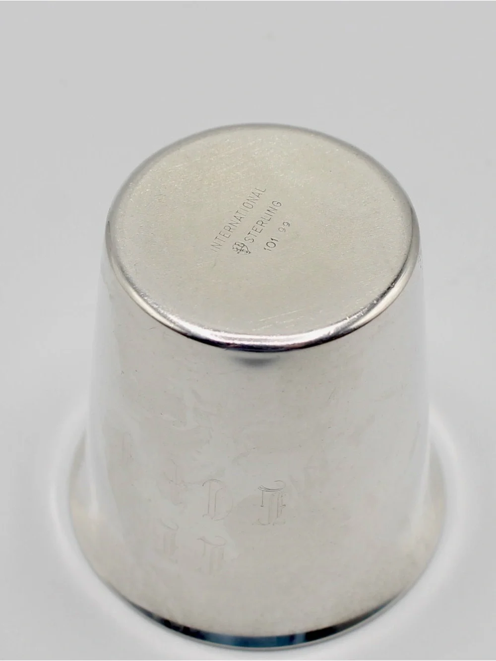 Vintage Sterling Silver Jigger, International Silver Co Cocktail Bar Jigger